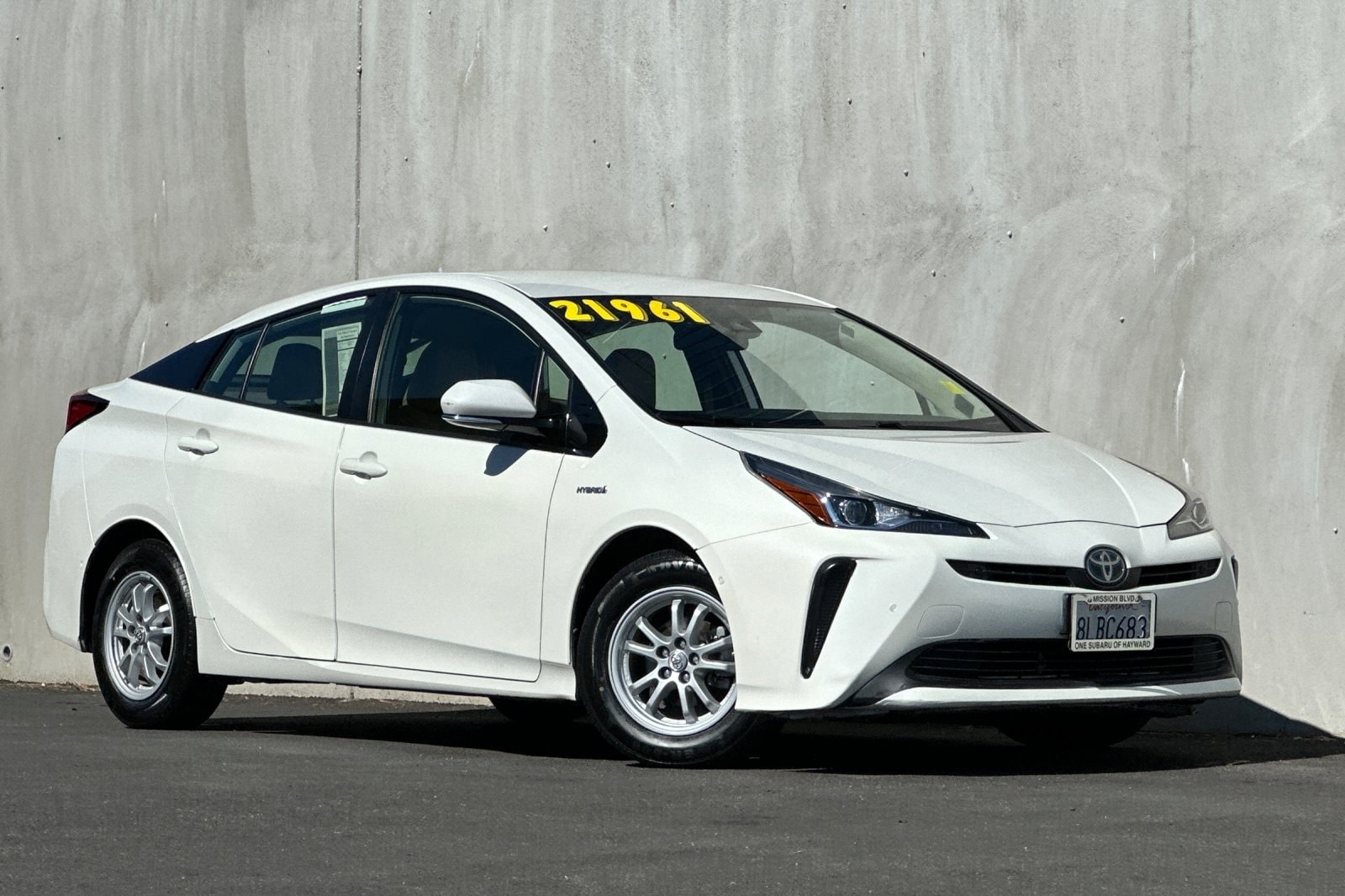 Used 2019 Toyota Prius LE with VIN JTDKARFUXK3073009 for sale in Hayward, CA