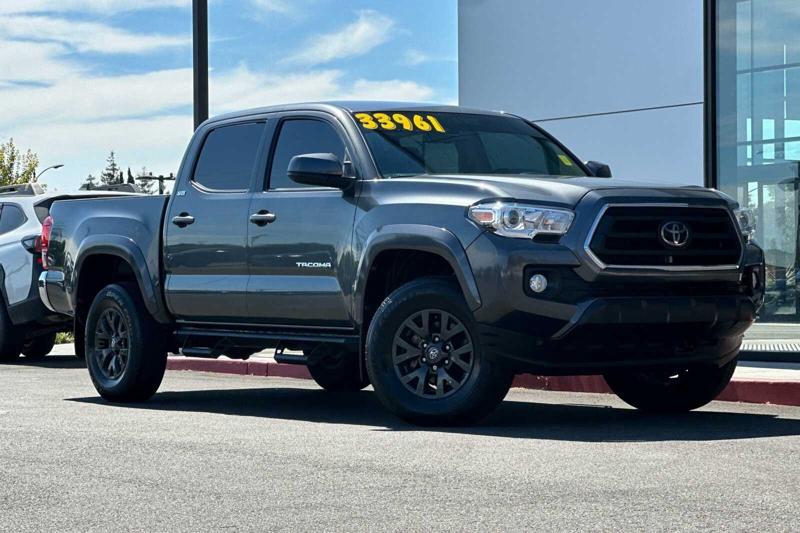 Used 2021 Toyota Tacoma SR5 with VIN 3TMAZ5CN7MM154593 for sale in Hayward, CA