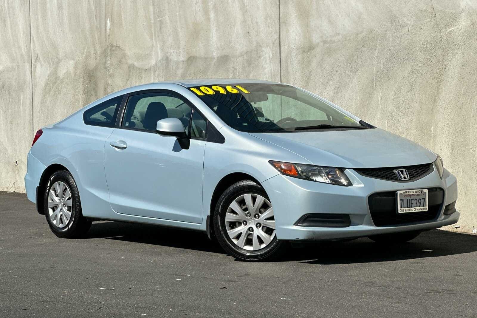 Used 2012 Honda Civic LX with VIN 2HGFG3B56CH513402 for sale in Hayward, CA