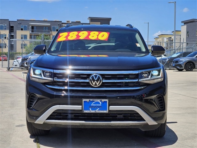 Used 2022 Volkswagen Atlas SE w/Tech with VIN 1V2WP2CA5NC500553 for sale in Austin, TX