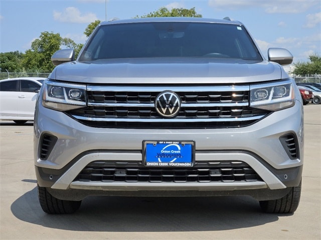 Used 2021 Volkswagen Atlas Cross Sport SE w/Tech with VIN 1V2JE2CA2MC201844 for sale in Austin, TX