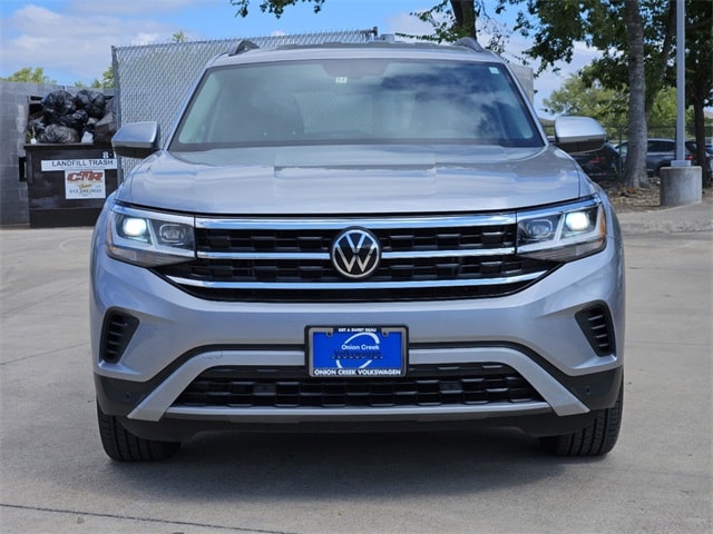 Used 2021 Volkswagen Atlas SE w/Tech with VIN 1V2WR2CA3MC530983 for sale in Austin, TX