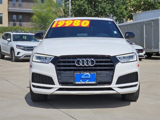 Used 2018 Audi Q3 Premium Plus with VIN WA1HCCFS1JR025341 for sale in Austin, TX