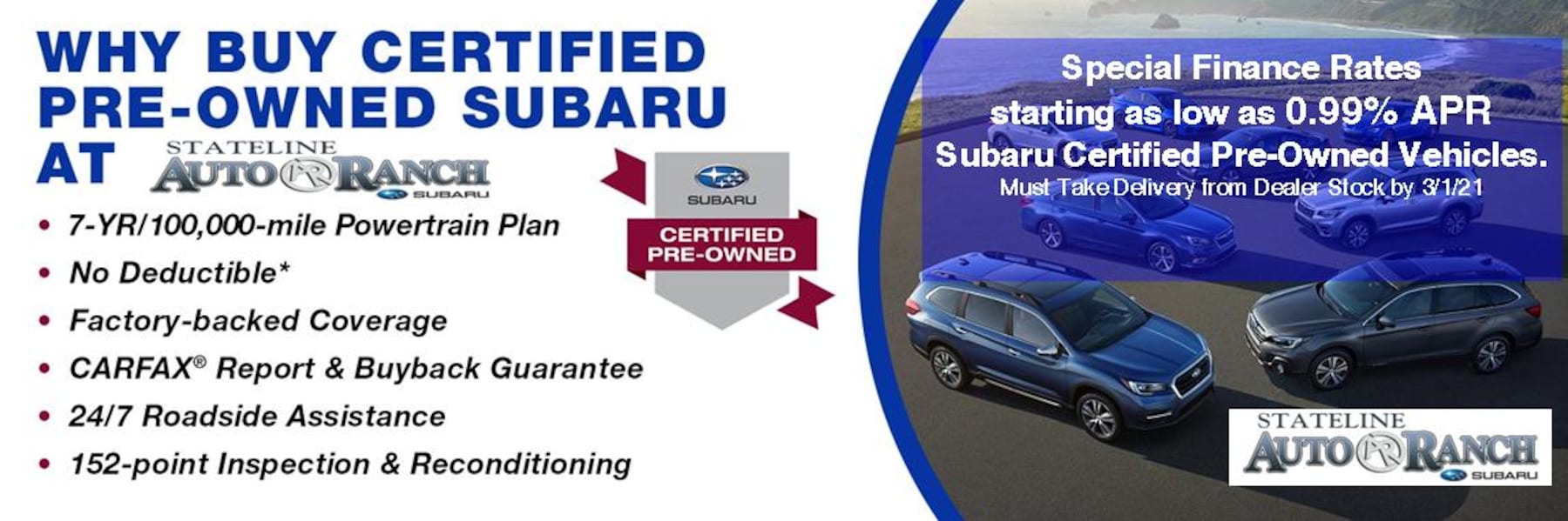New Subaru & Used Car Dealer in Fruitland, ID Stateline Auto Ranch Subaru