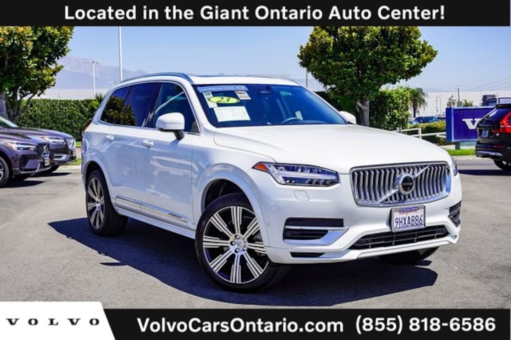 Certified 2023 Volvo XC90 Recharge Plug-In Hybrid T8 Plus Bright Theme 7 Passenger SUV