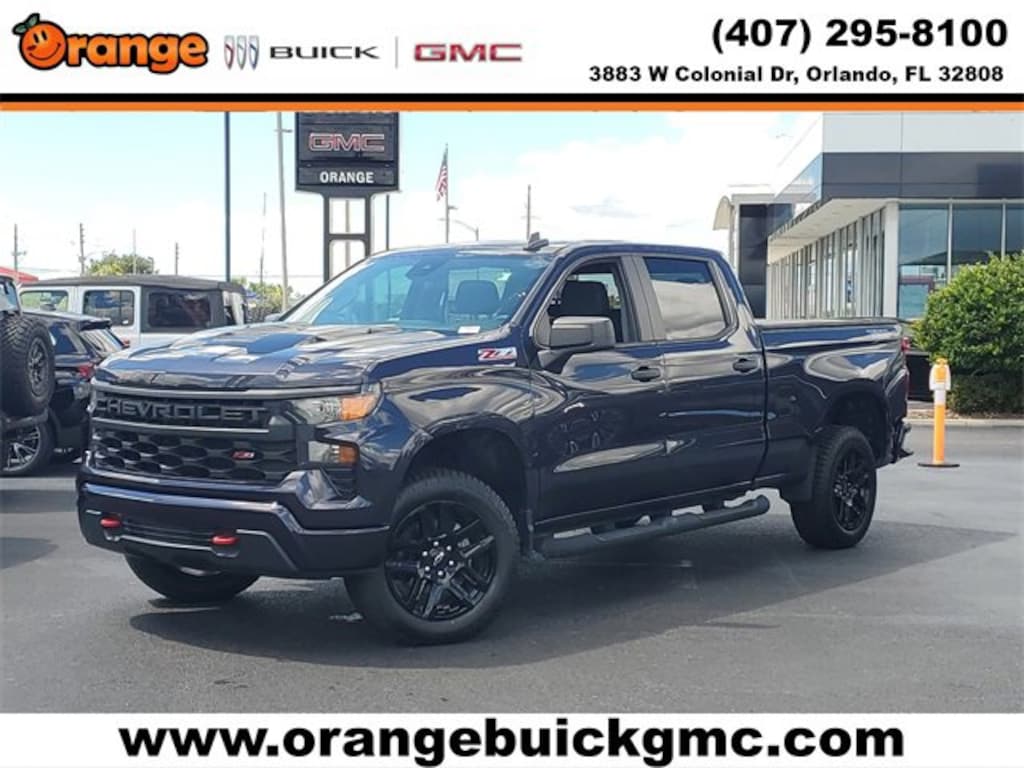 Used 2022 Chevrolet Silverado 1500 Custom Trail Boss Truck Crew Cab