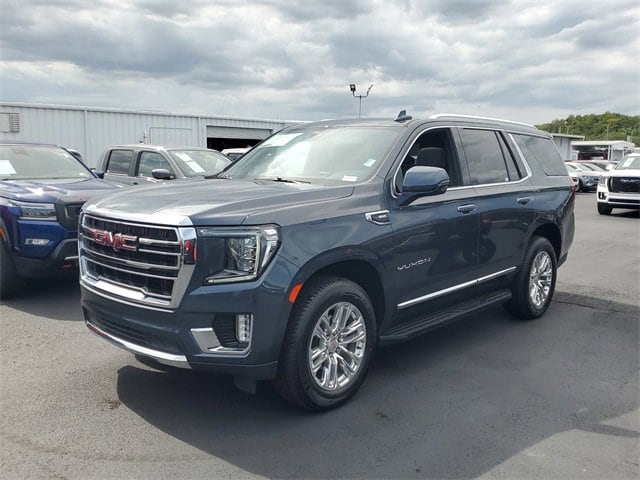 Certified 2021 GMC Yukon SLT with VIN 1GKS1BKD1MR115861 for sale in Orlando, FL