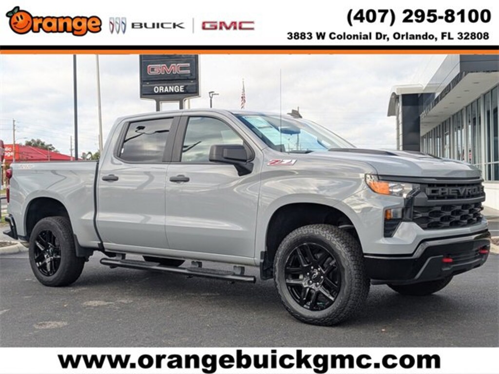 Used 2024 Chevrolet Silverado 1500 Custom Trail Boss Truck Crew Cab