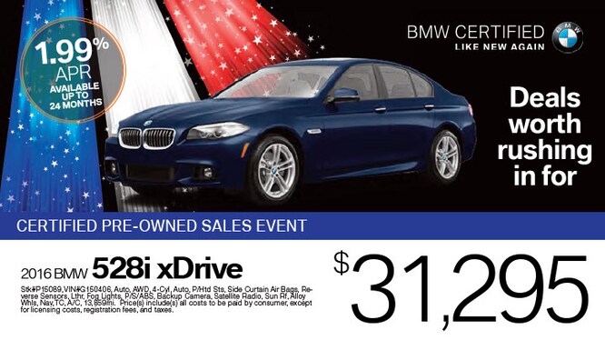 2016 BMW 528i xDrive $31,295