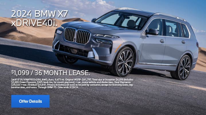 BMW Service Loaner Specials | Orange County BMW
