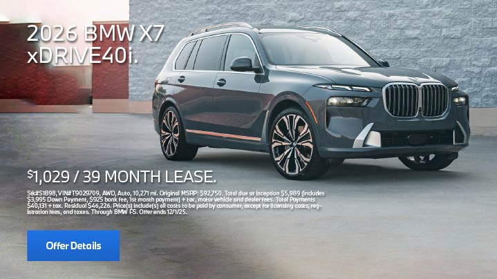 2026 BMW X7 xDrive40i 2026 BMW X7 xDrive40i