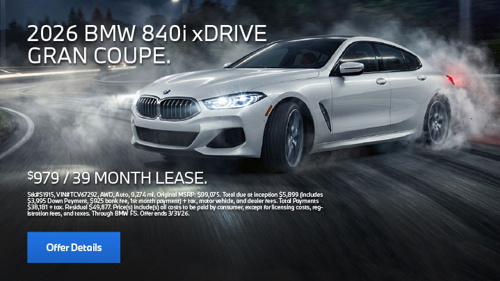 2026 BMW 840i xDrive
