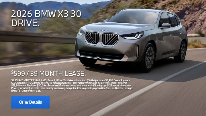 2026 BMW X3 30 xDrive