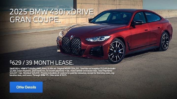 BMW Service Loaner Specials | Orange County BMW