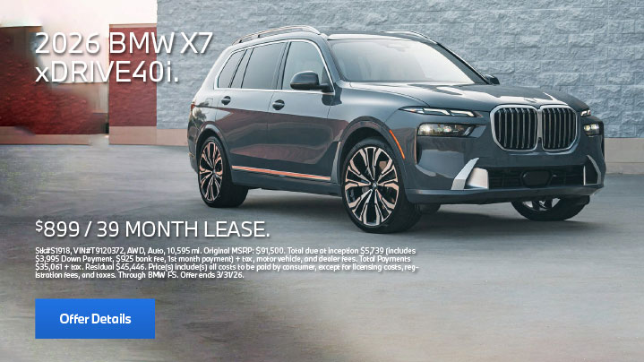 2026 BMW X7 xDrive40i