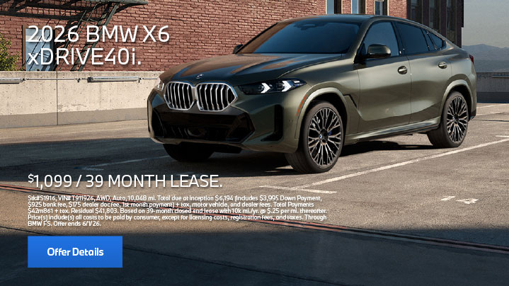 2026 BMW X6 xDrive40i