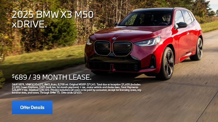 2025 BMW X3 M50 xDrive 2025 BMW X3 M50 xDrive