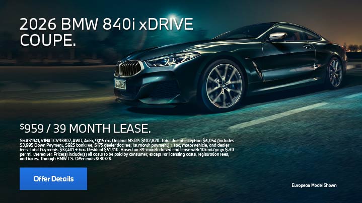 2026 BMW 840i xDrive 2026 BMW 840i xDrive