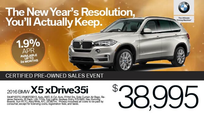 2016 BMW X5 xDrive35i CPO Special