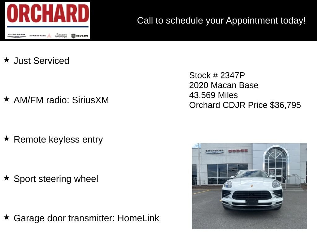 Used 2020 Porsche Macan Base SUV