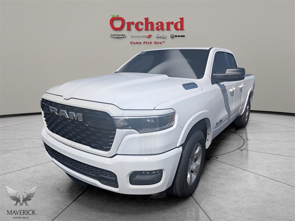 2025 Bright White Ram 1500 BIG HORN QUAD CAB 4X4 6'4 BOX 4X4 Truck