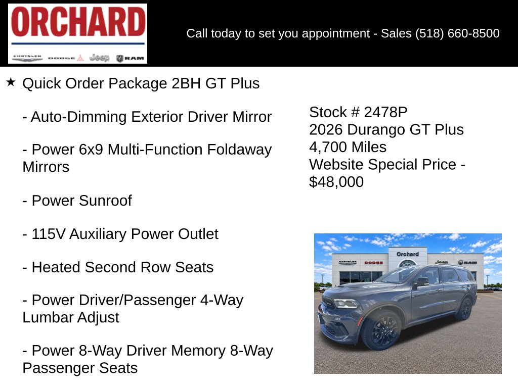 2026 Dodge Durango GT Plus - Photo 11