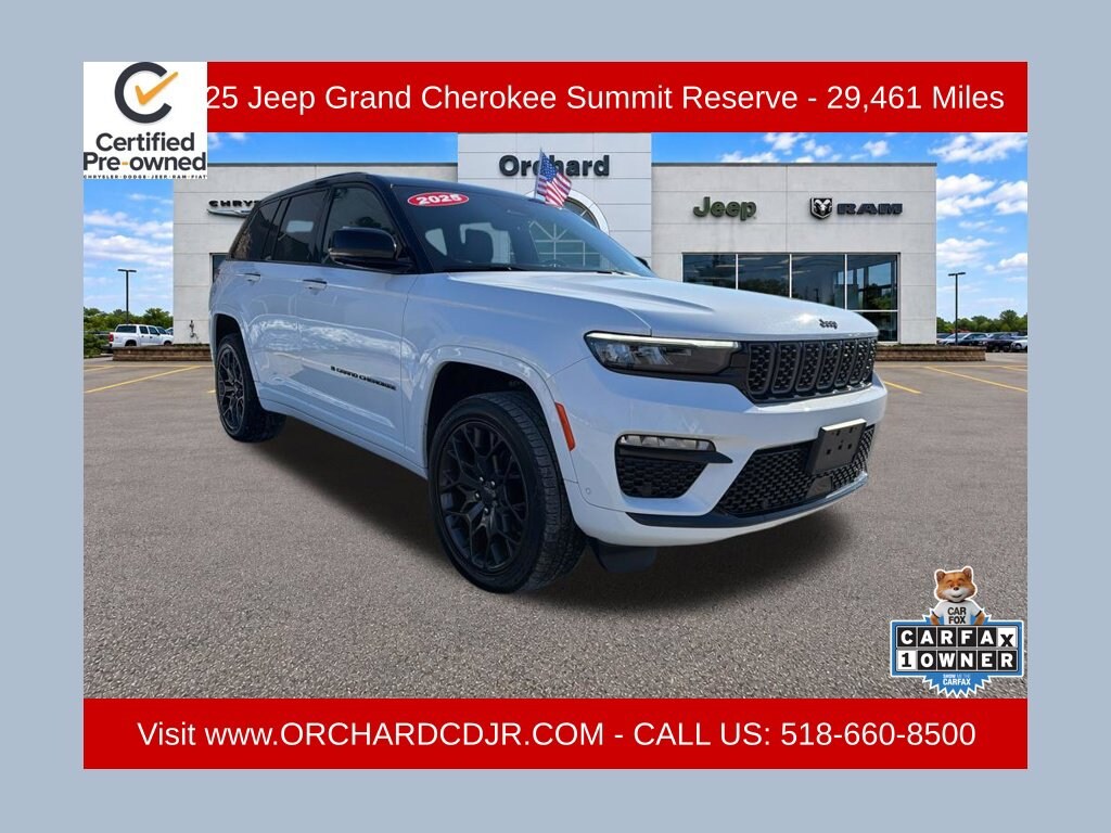 Certified 2025 Jeep Grand Cherokee Summit Reserve SUV