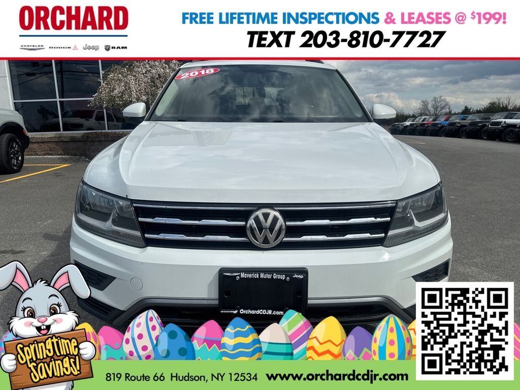 Used 2018 Volkswagen Tiguan SE with VIN 3VV2B7AX5JM215767 for sale in Hudson, NY