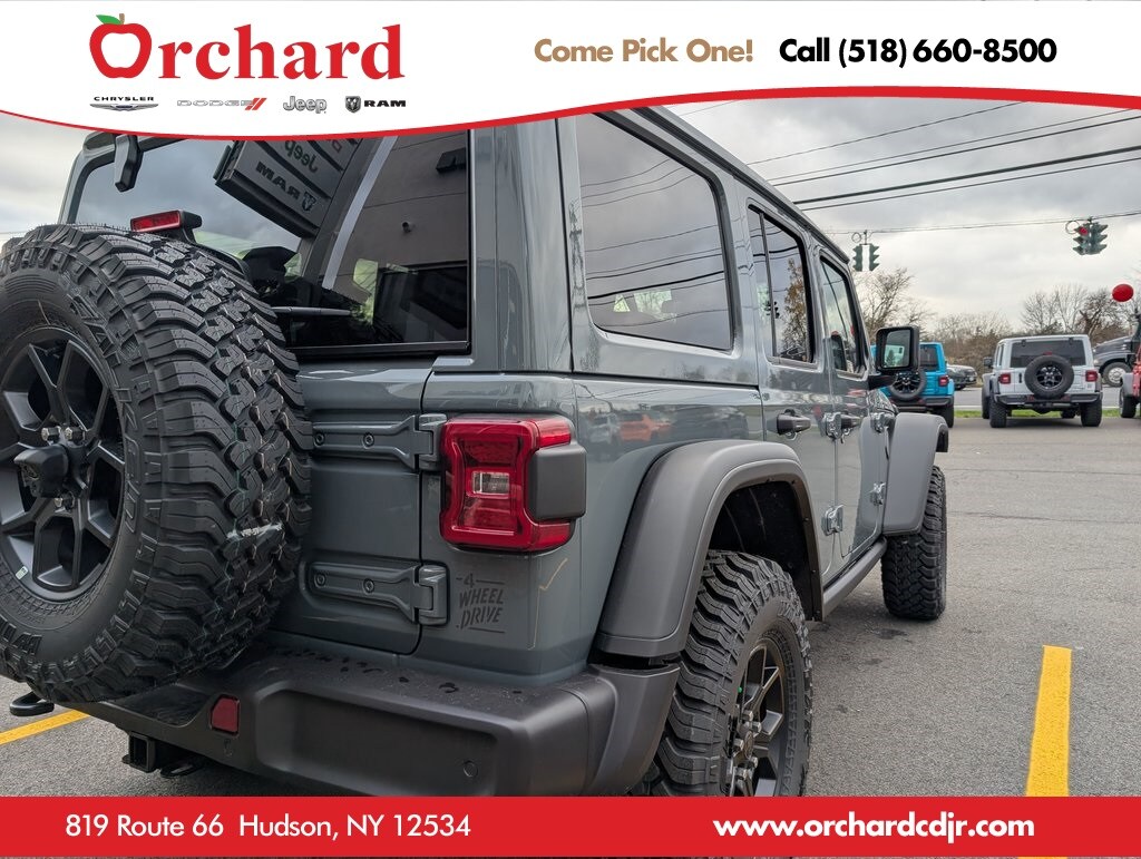 New 2026 Jeep Wrangler 4-DOOR WILLYS Sport Utility