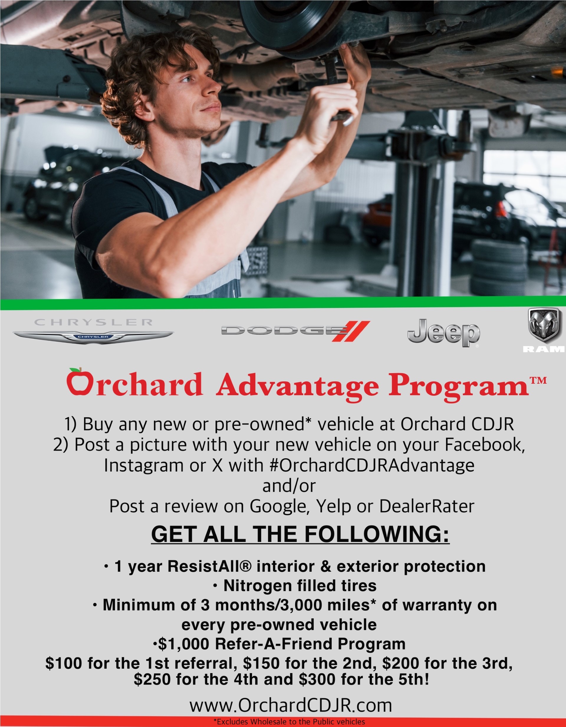 Orchard Program Manchester Orchard Advantage Program | Orchard Chrysler Dodge Jeep Ram
