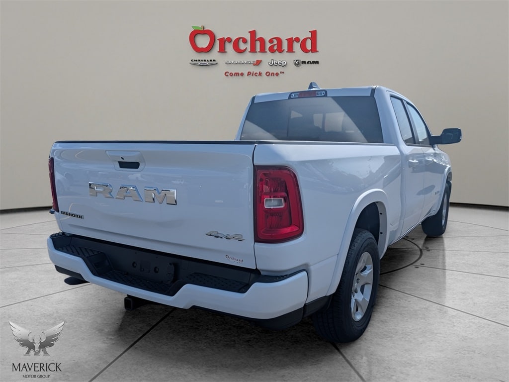 2025 Bright White Ram 1500 BIG HORN QUAD CAB 4X4 6'4 BOX 4X4 Truck
