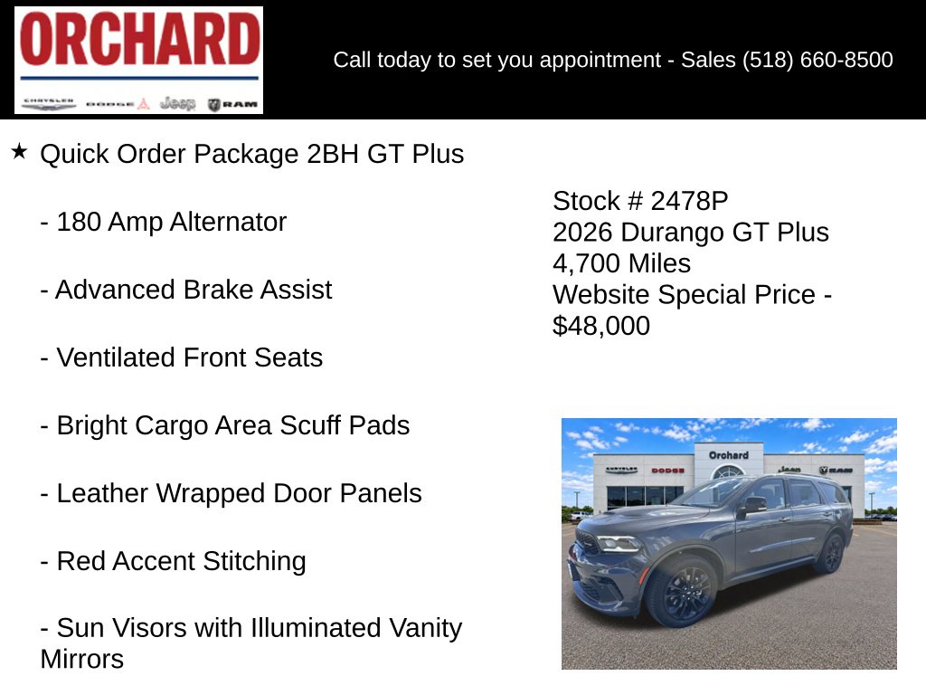 2026 Dodge Durango GT Plus - Photo 6