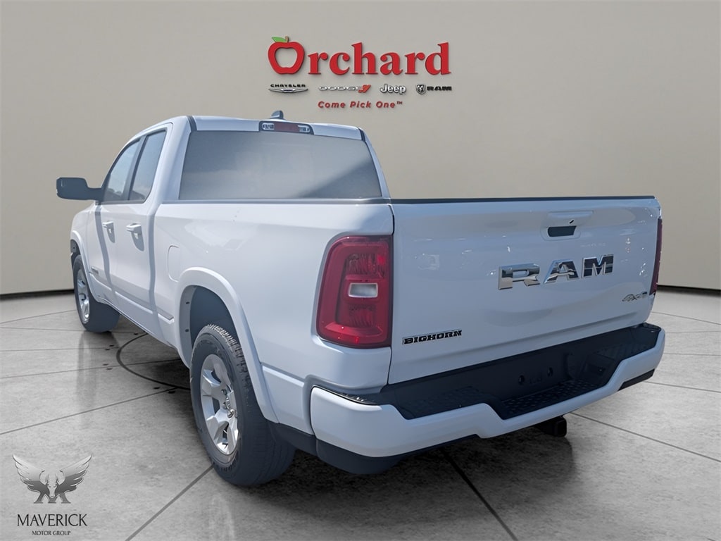 2025 Bright White Ram 1500 BIG HORN QUAD CAB 4X4 6'4 BOX 4X4 Truck