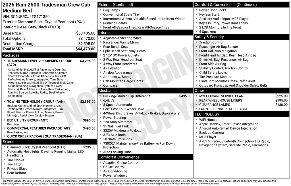 2026 RAM 2500 Tradesman - Photo 4
