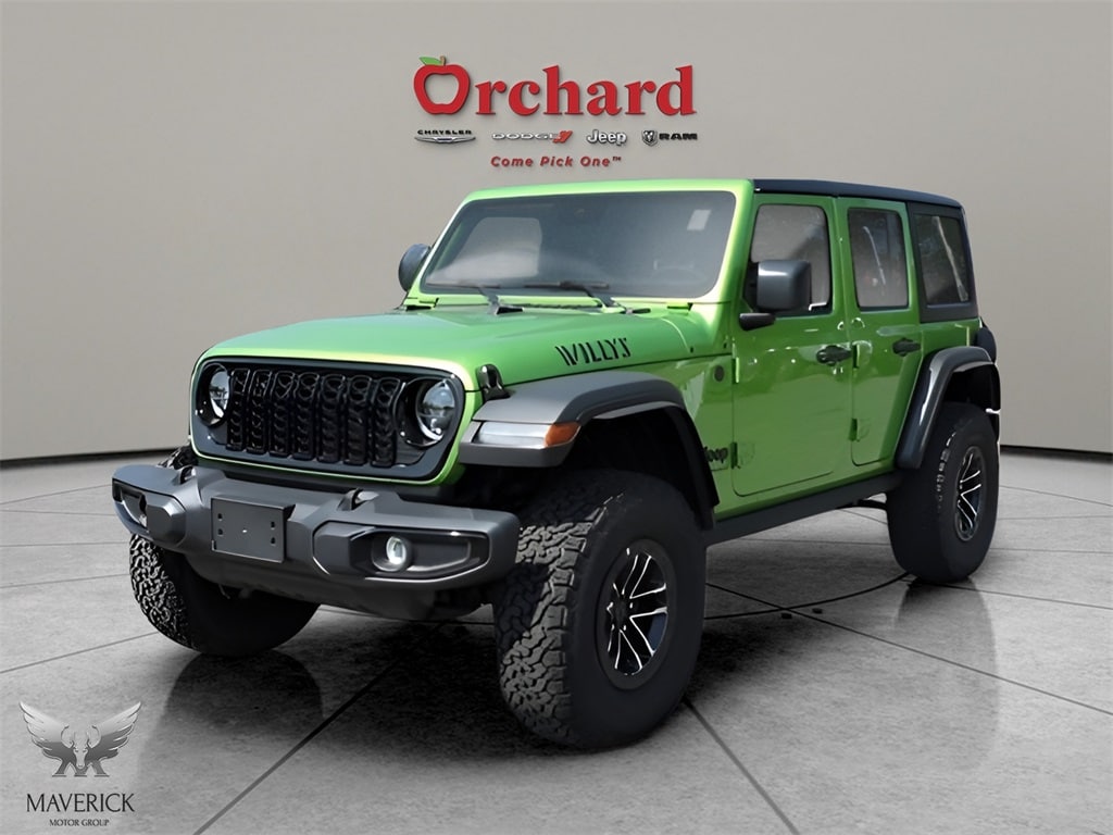 New 2025 Jeep Wrangler 4-DOOR WILLYS Sport Utility