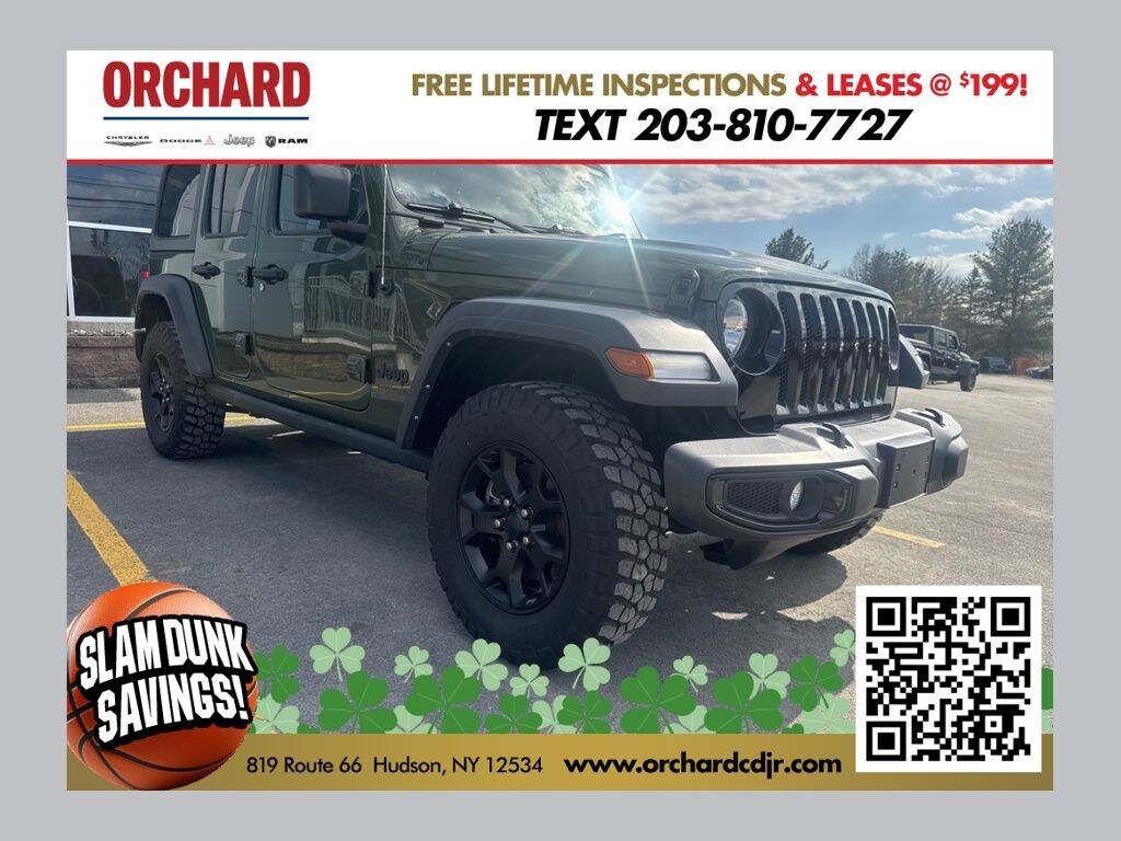 Used 2021 Jeep Wrangler Unlimited Willys SUV