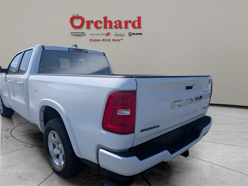 2025 Bright White Ram 1500 BIG HORN QUAD CAB 4X4 6'4 BOX 4X4 Truck