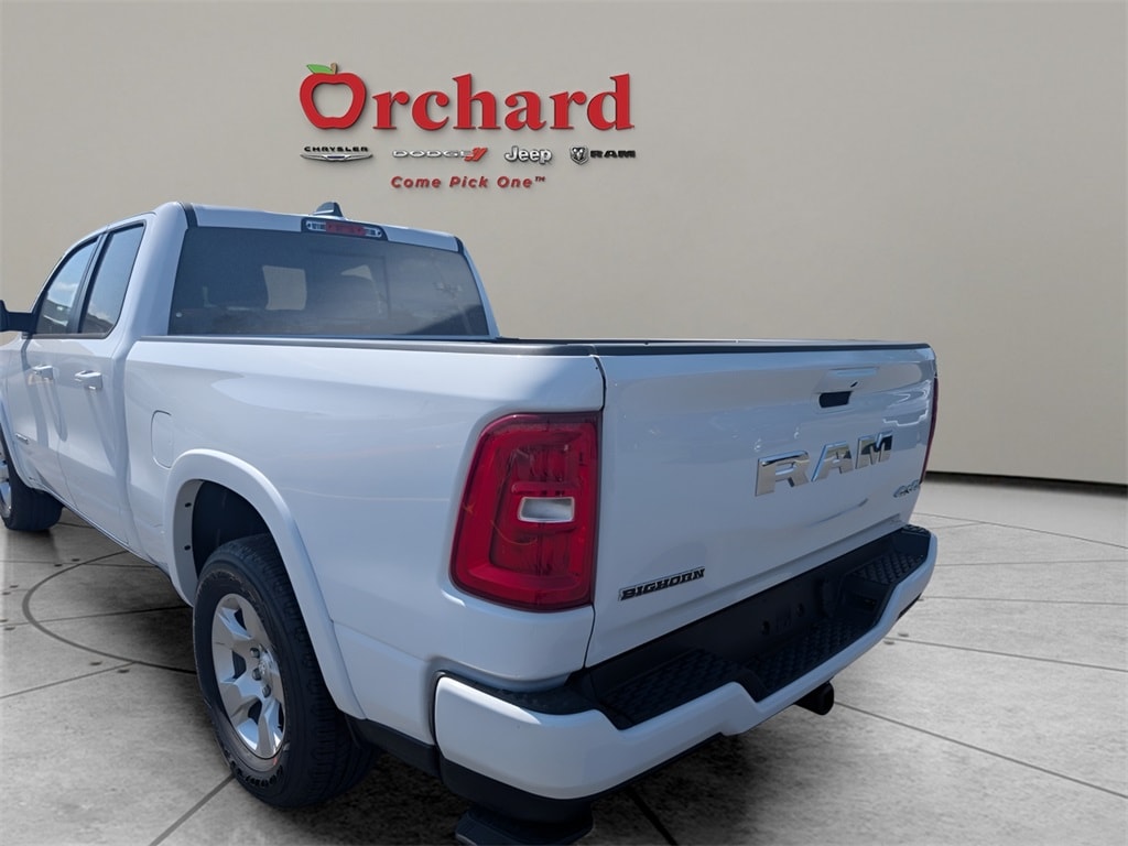 2025 Bright White Ram 1500 BIG HORN QUAD CAB 4X4 6'4 BOX 4X4 Truck
