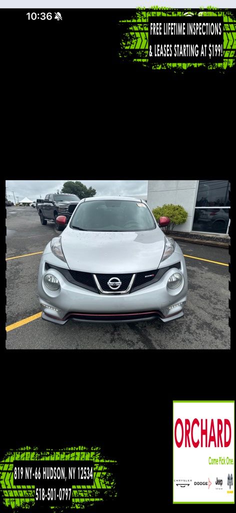 Used 2013 Nissan JUKE NISMO with VIN JN8AF5MR6DT226691 for sale in Hudson, NY