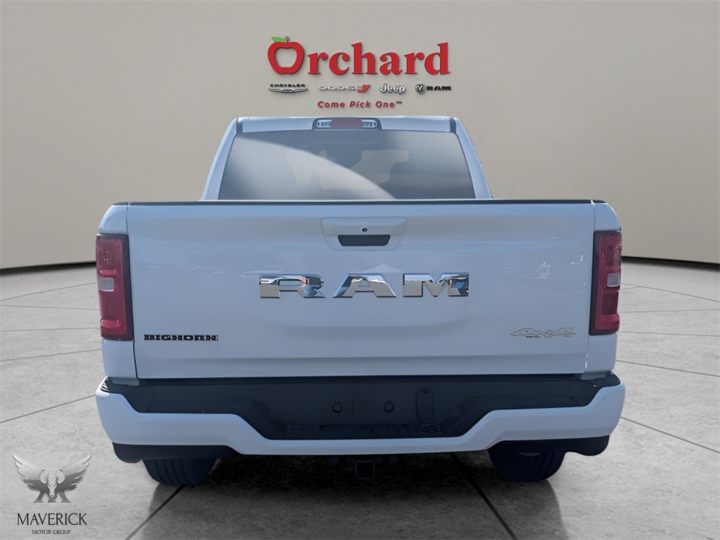 2025 Bright White Ram 1500 BIG HORN QUAD CAB 4X4 6'4 BOX 4X4 Truck