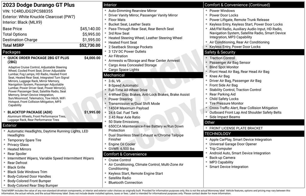 Used 2023 Dodge Durango GT Plus SUV