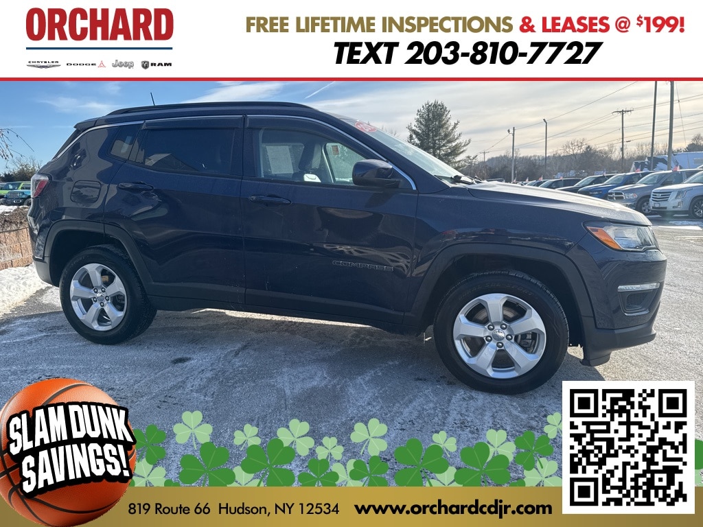 Used 2019 Jeep Compass Latitude with VIN 3C4NJDBB2KT812964 for sale in Hudson, NY