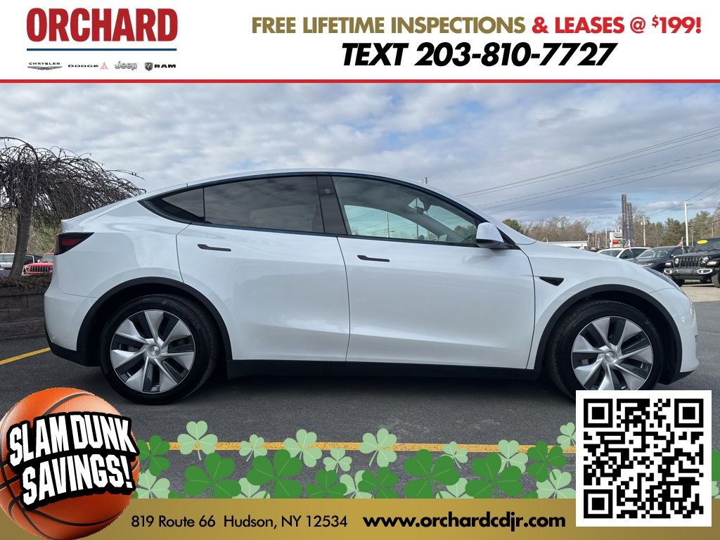 Used 2023 Tesla Model Y Long Range with VIN 7SAYGAEE6PF970989 for sale in Hudson, NY