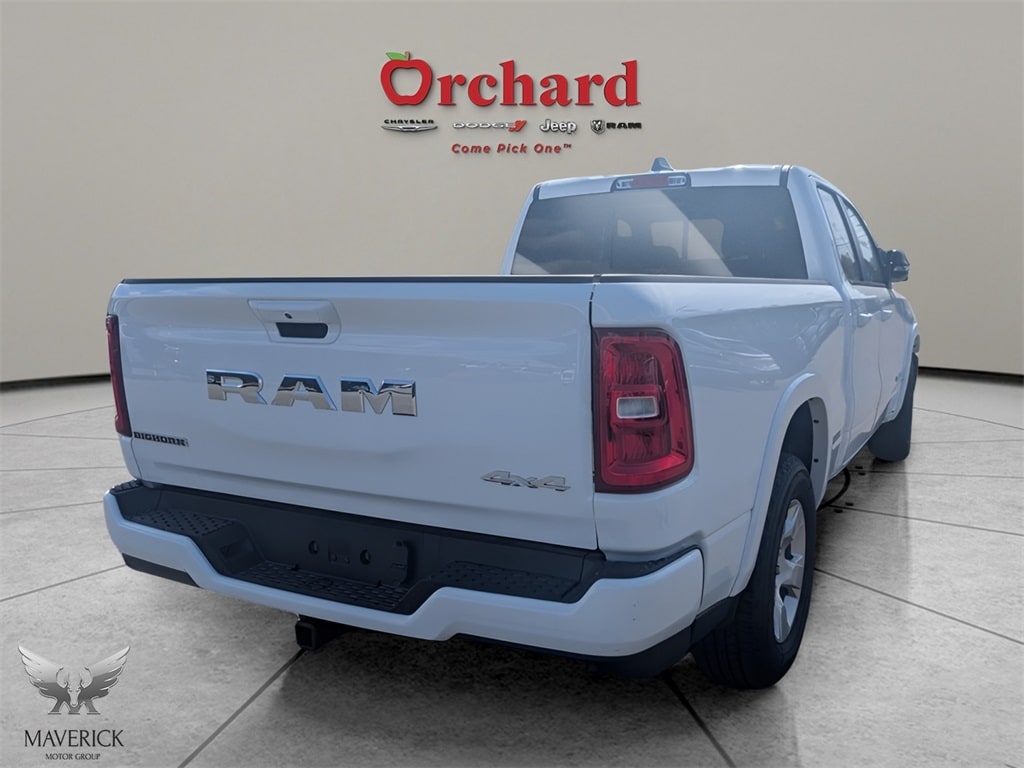 2025 Bright White Ram 1500 BIG HORN QUAD CAB 4X4 6'4 BOX 4X4 Truck