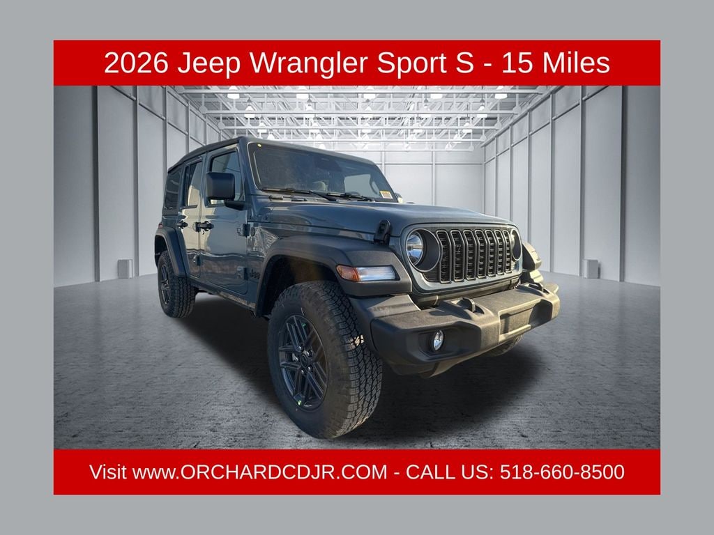 New 2026 Jeep Wrangler 4-DOOR SPORT S Sport Utility