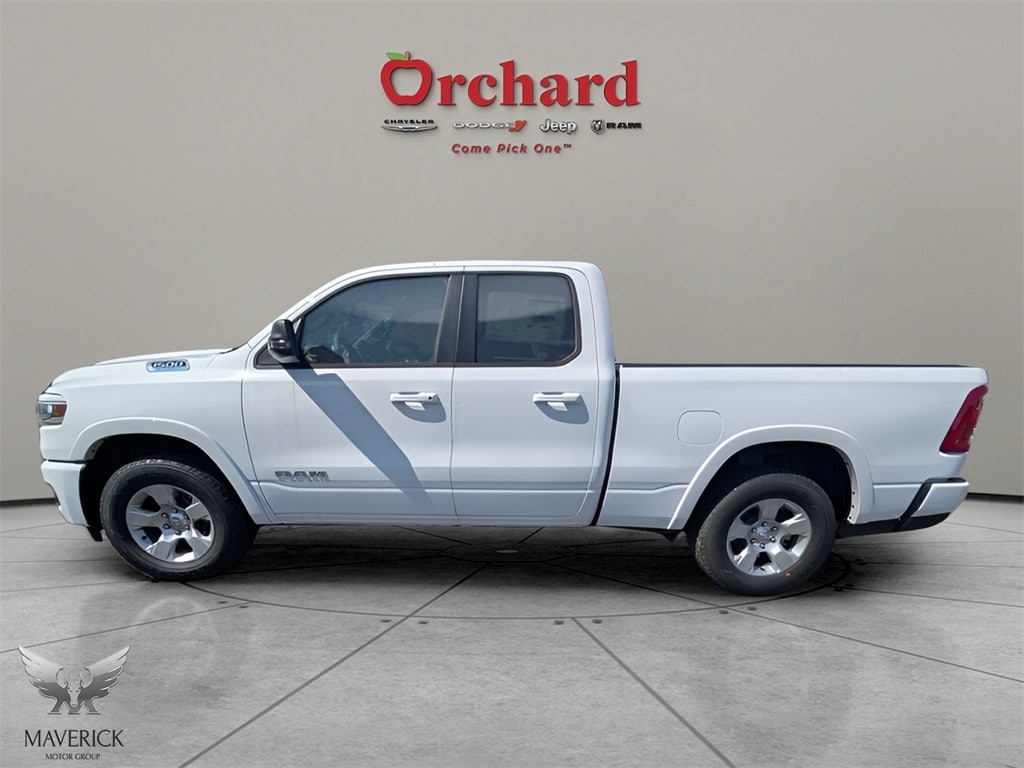 2025 Bright White Ram 1500 BIG HORN QUAD CAB 4X4 6'4 BOX 4X4 Truck