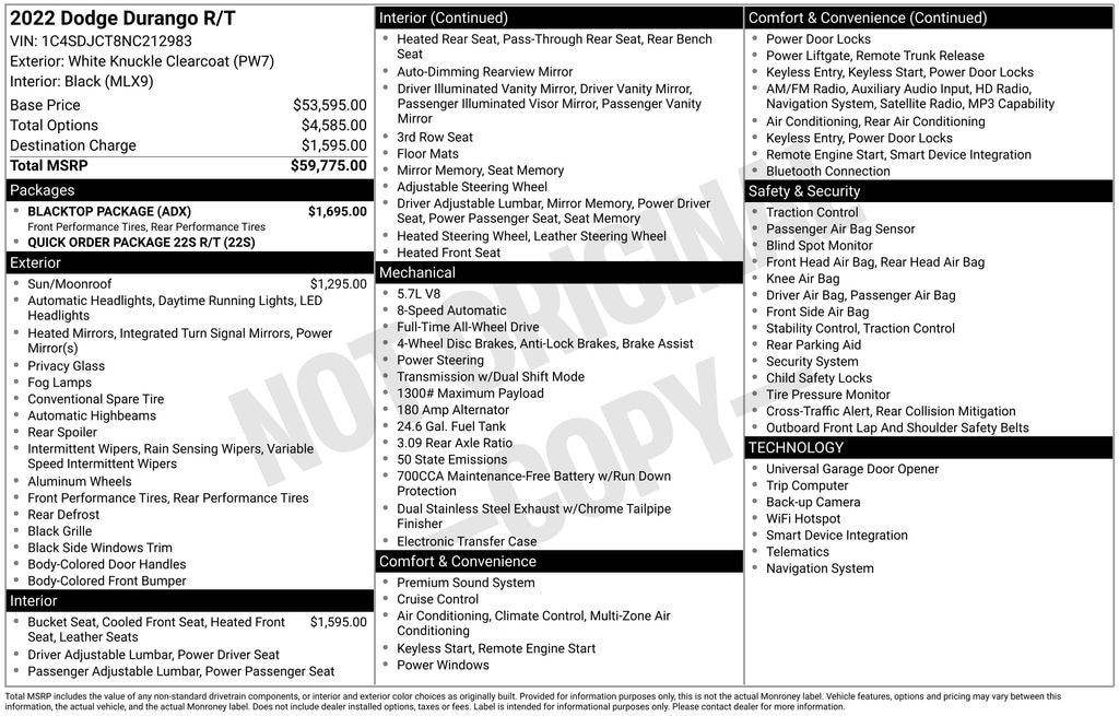 Used 2022 Dodge Durango R/T SUV