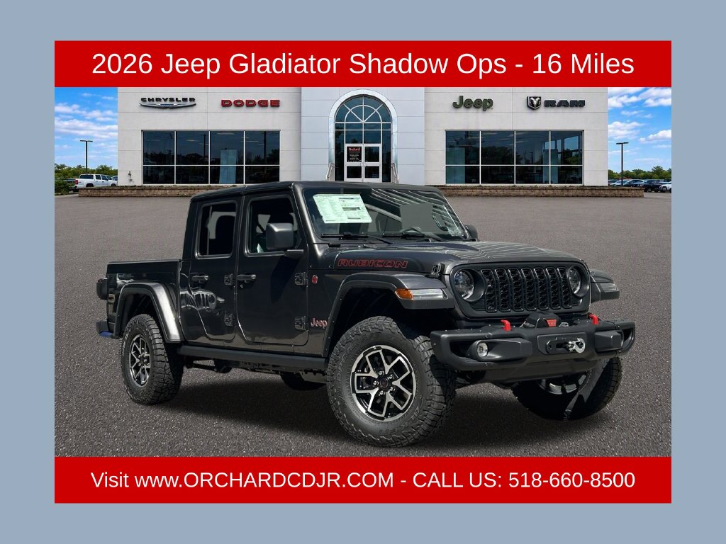 New 2026 Jeep Gladiator SHADOW OPS 4X4 Pickup