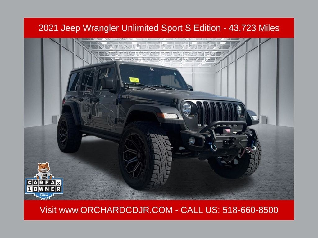 Used 2021 Jeep Wrangler Unlimited Sport S SUV