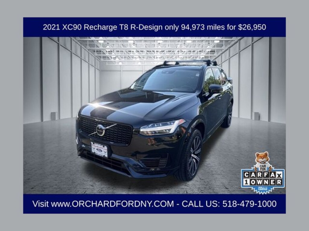 Used 2021 Volvo XC90 Recharge Plug-In Hybrid T8 R-Design 7 Passenger SUV